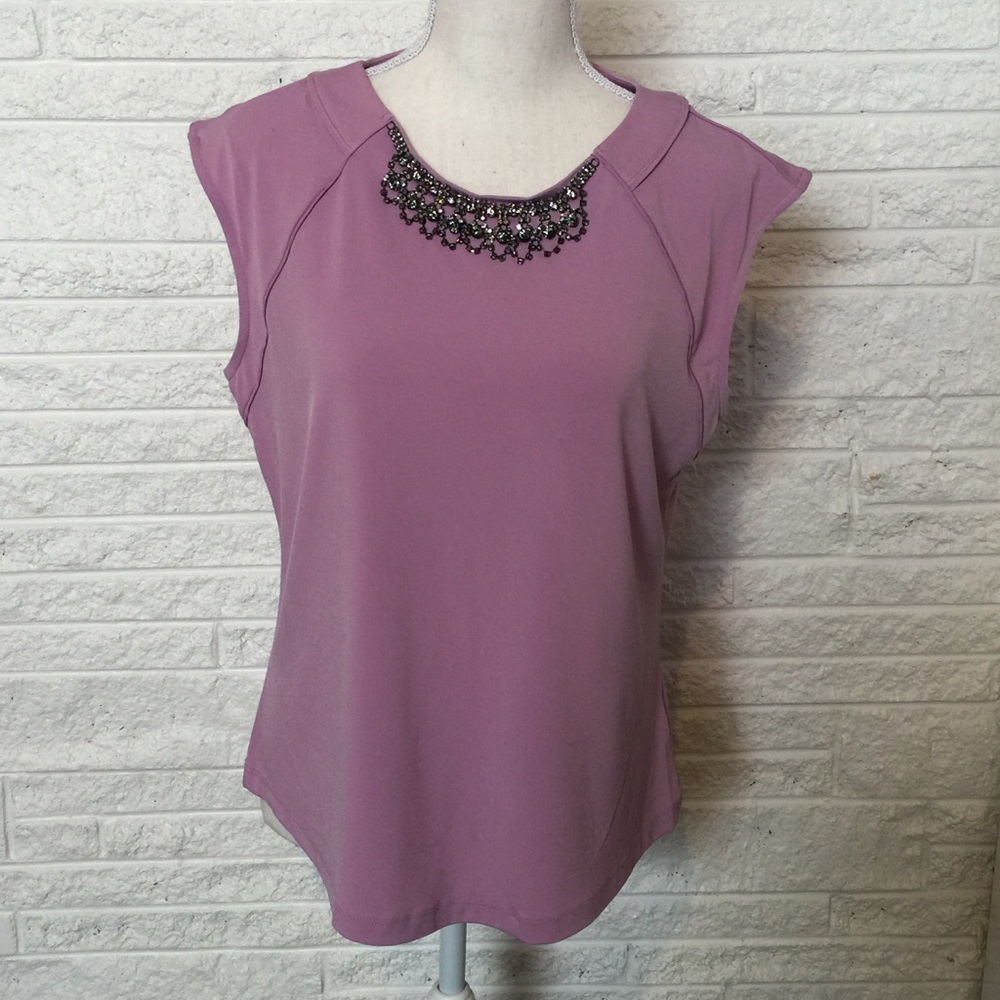 Liz Claiborne necklace look top - Picture 1 of 5